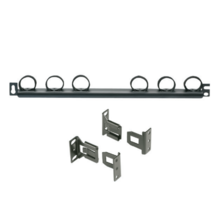 PANDUIT NETKEY STRAIN RELIEF BAR AND TAK-TY HOOK AND LOOP CABLE TIES FOR ADDITIONAL CABLE SUPPORT